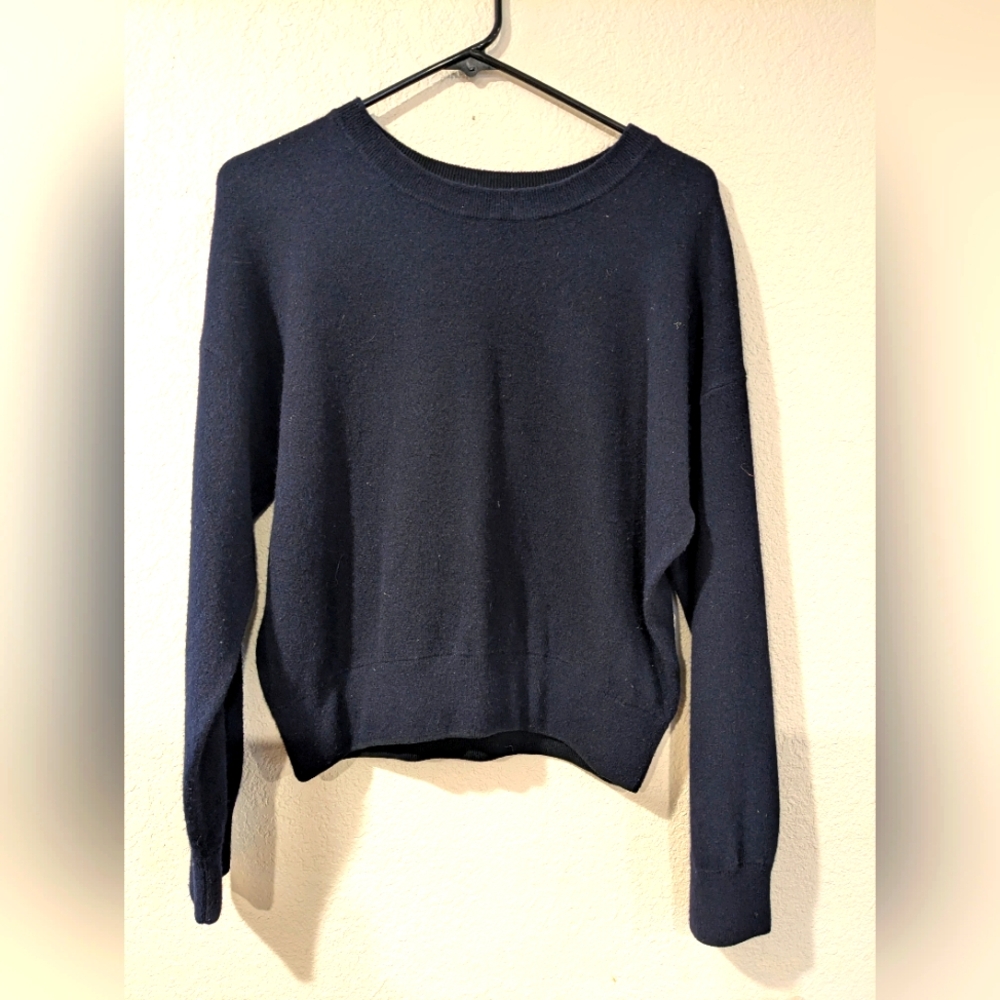 Navy Blue Cashmere Vince Sweater